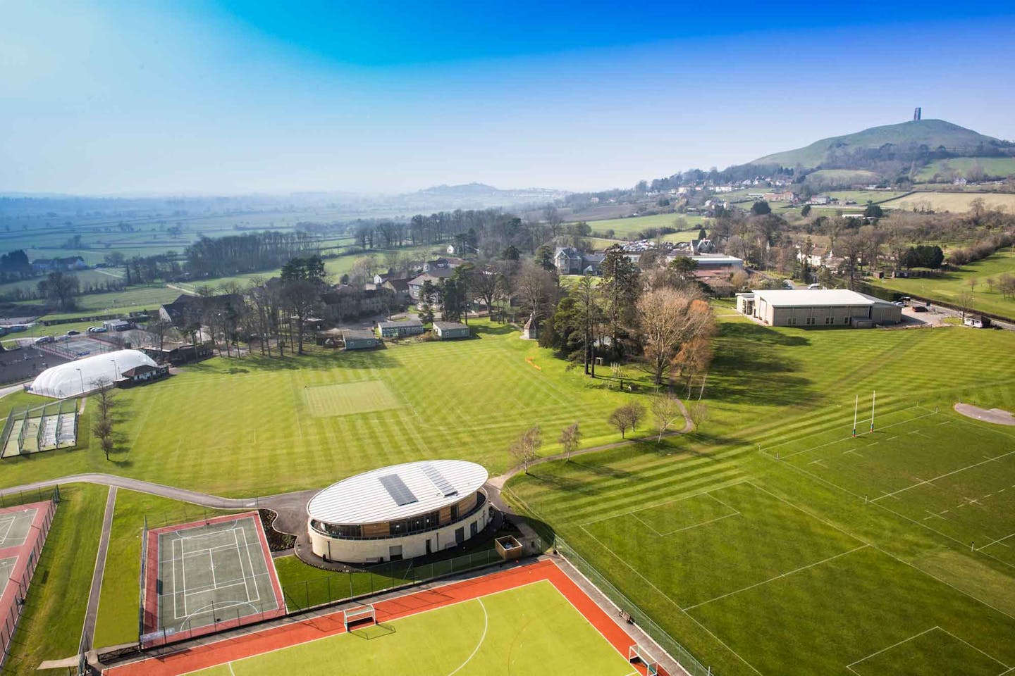 Millfield School aerial